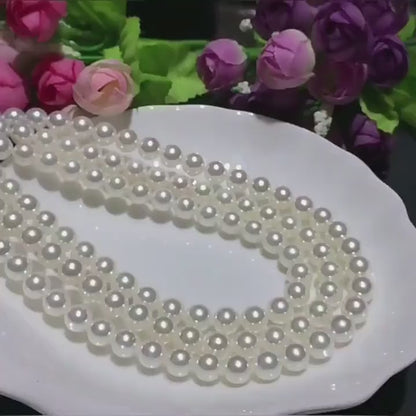 淡水パールビーズネックレス | ロングセーターチェーン