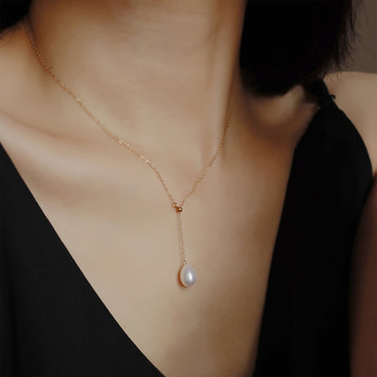 teardrop-pearl-necklace-women-gold