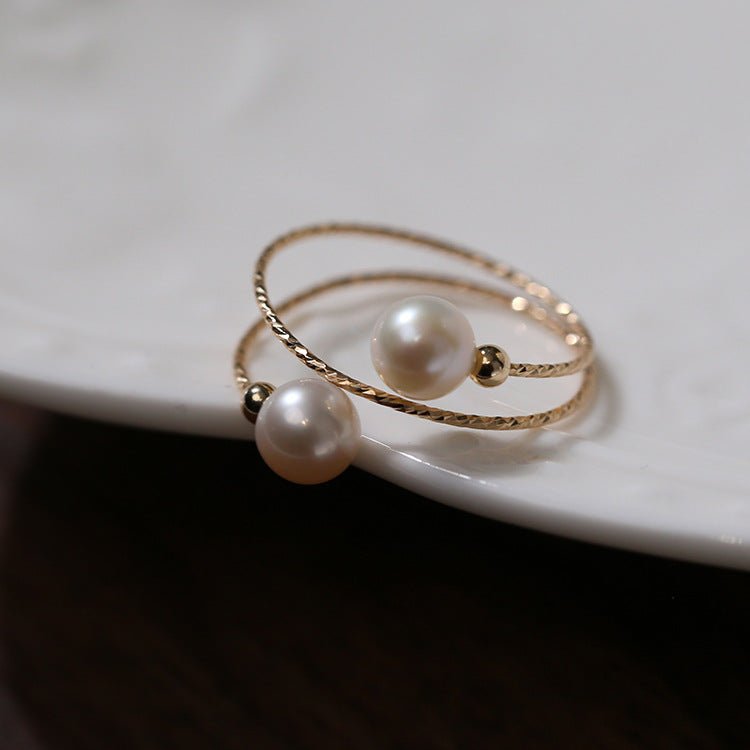 women-Ring-freshwater pearl-gift for her