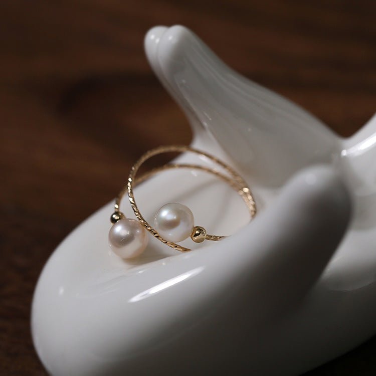 women-Ring-freshwater pearl-gift for her