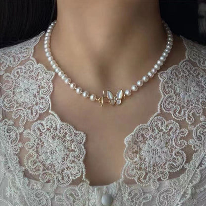 women-Necklace-butterflies-earrings