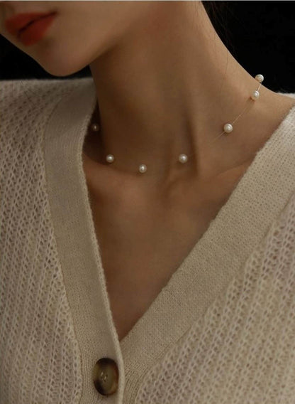 women-Necklace-freshwater pearl-gift for her