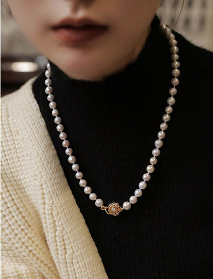 women-Necklace-freshwater pearl-gift for her