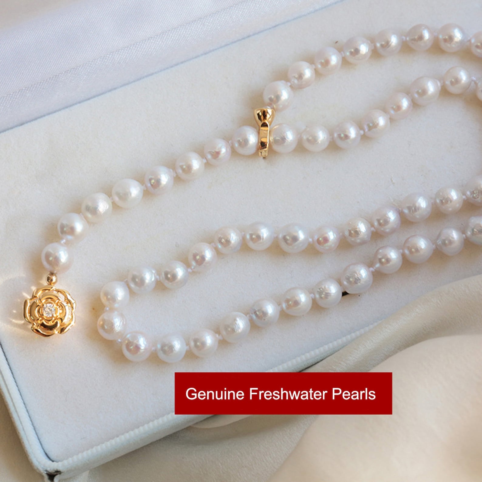 women-Necklace-freshwater pearl-gift for her