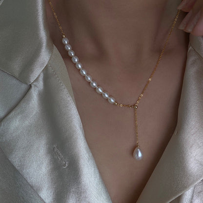 women-Necklace-freshwater pearl-gift for her