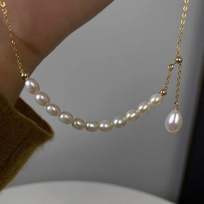 women-Necklace-freshwater pearl-gift for her