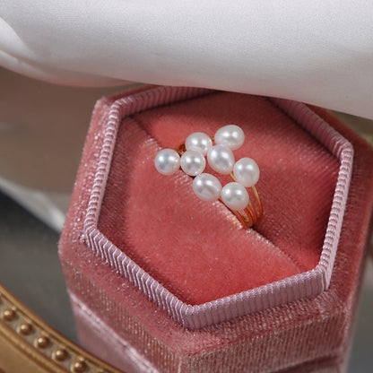 women-Ring-freshwater pearl-gold