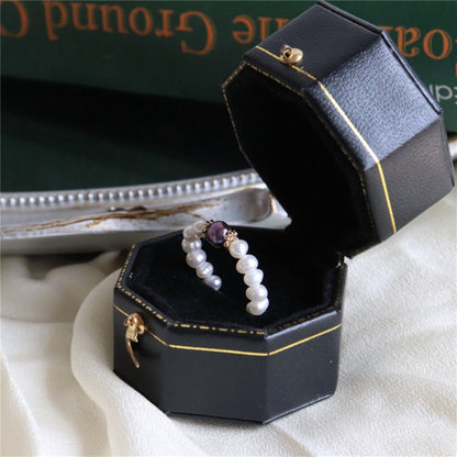women-Ring-freshwater pearl-gift for her