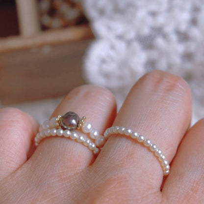 women-Ring-freshwater pearl-gift for her