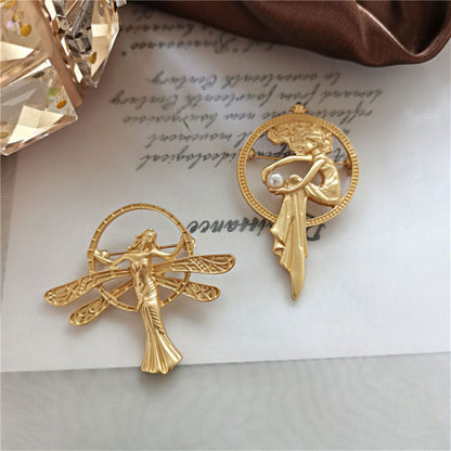 women--angels-brooch