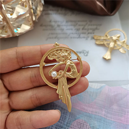 women--angels-brooch