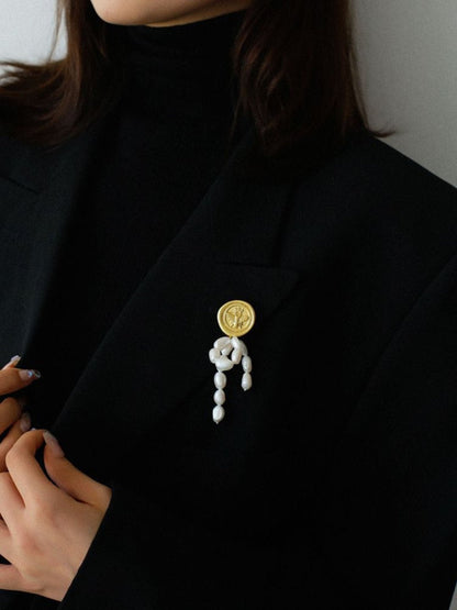women-Brooch-brooch-freshwater pearl