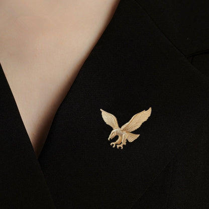 women--animals-brooch