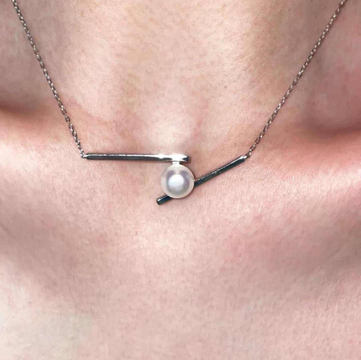 women-Necklace-freshwater pearl-gift for her