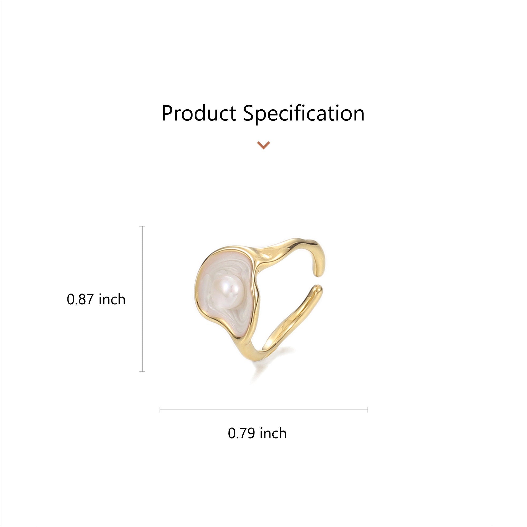 women-Ring-freshwater pearl-minimalist