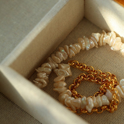 women-Necklace-boho-freshwater pearl