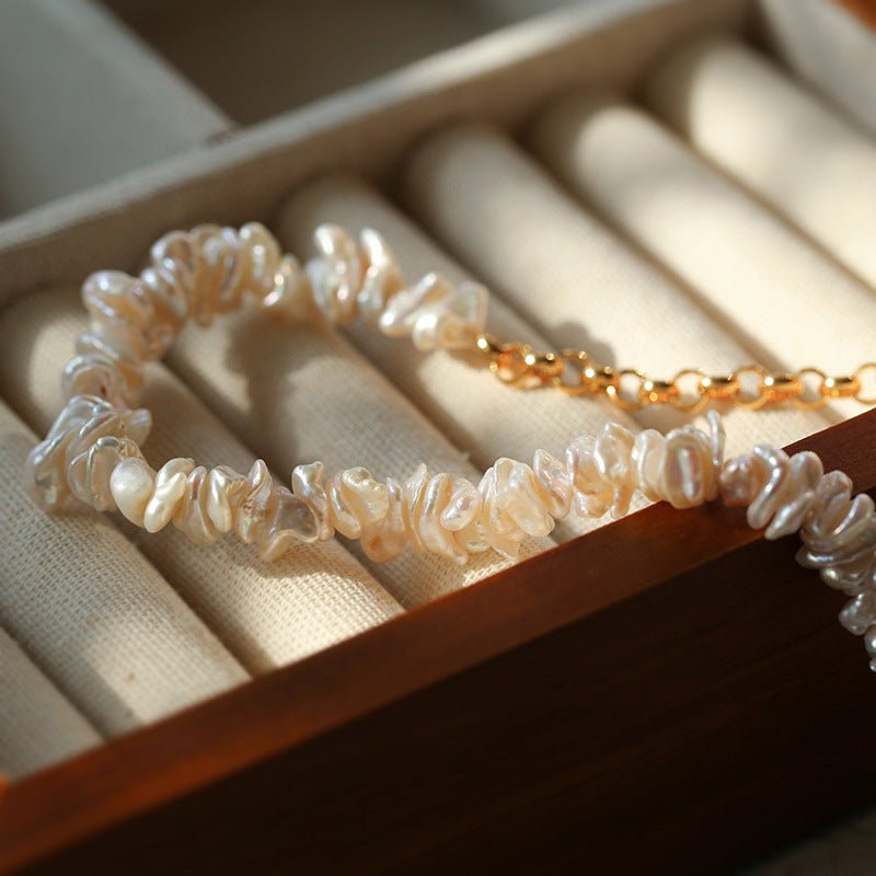 women-Necklace-boho-freshwater pearl