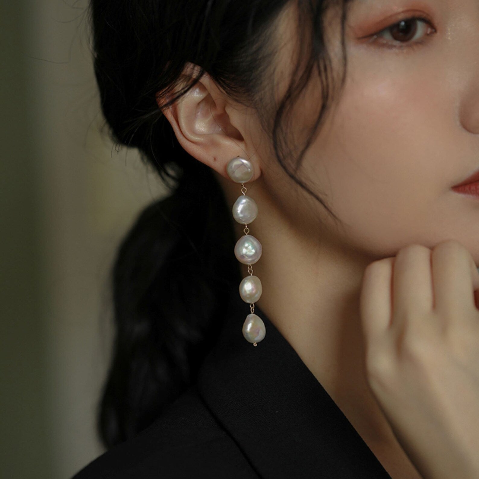 women-Earrings-earrings-freshwater pearl